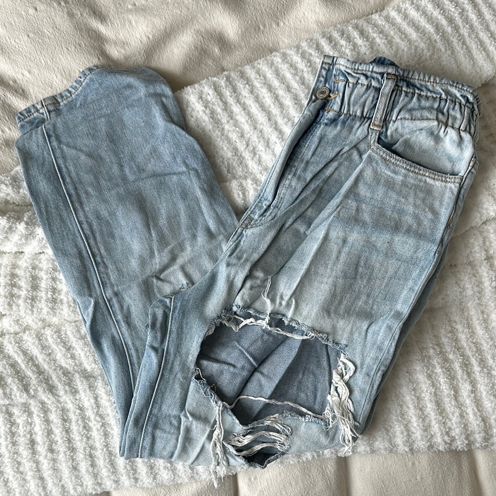 KanCan Light Blue Distressed Women Jeans